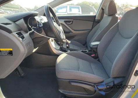 2016 Hyundai Elantra Se from USA, damaged, VIN 5NPDH4AEXGH760557